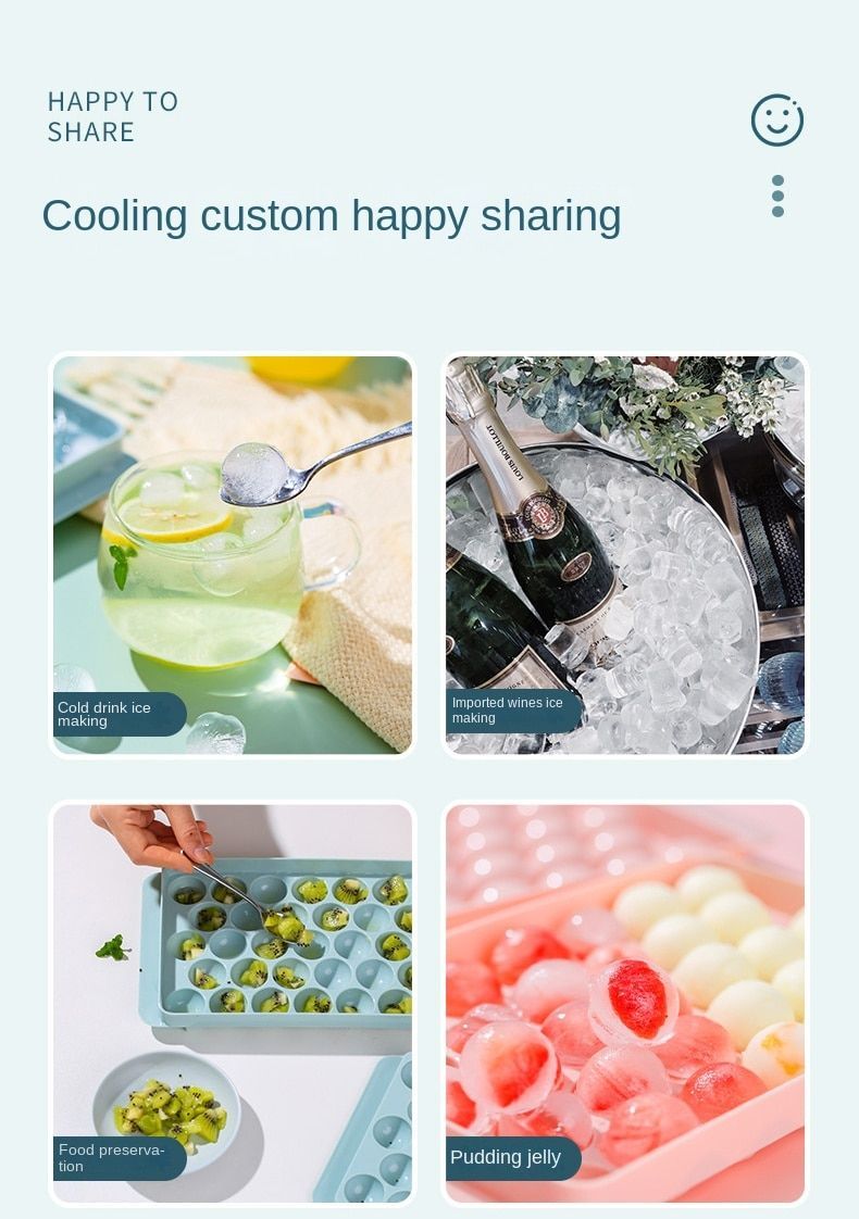 Colorful Plastic Ice Maker